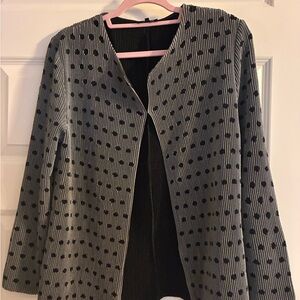 Stylish Black and Gray Women's Jacket